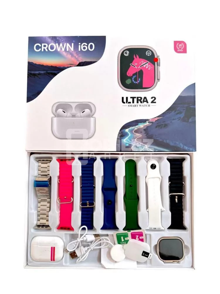 Crown i60 7 Straps + Free Airpods