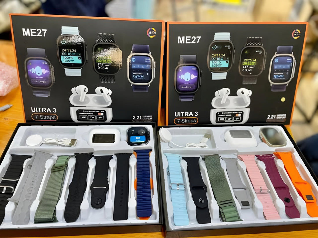 ME 27 Ultra 3 Smart watch With Touch Airpods